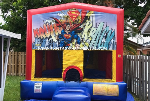 SUPERMAN BOUNCE HOUSE