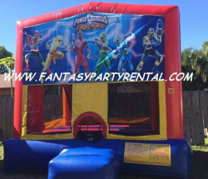 power ranger bouncy castle