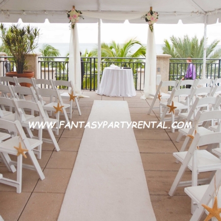 White padded chairs