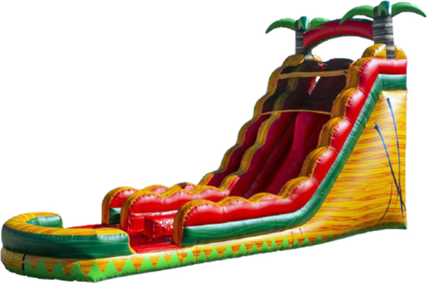 The Tropical Breeze, 22ft high, wet or dry dual lane slide