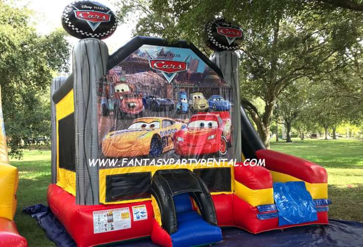 Disney Pixar Cars Combo 5 in 1 Bounce House - Fantasy Party Rental ...